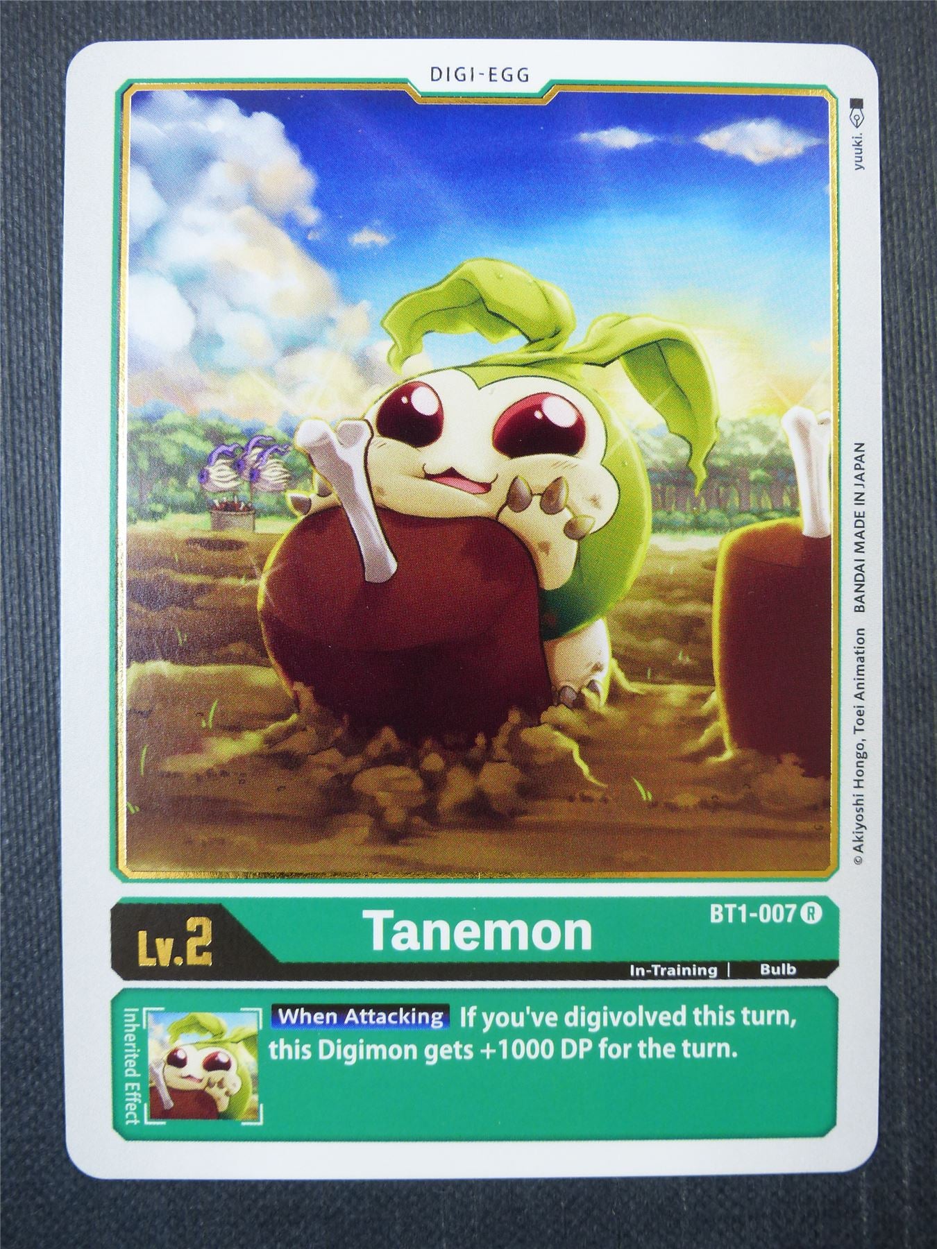 Tanemon BT1-007 R - Digimon Card #90E