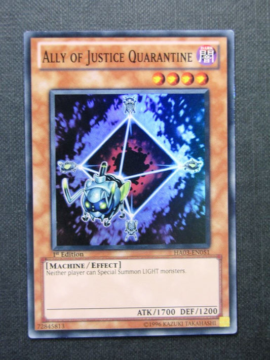 Ally of Justice Quarantine HA03 Super Rare - 1st ed - Yugioh Cards #1GZ