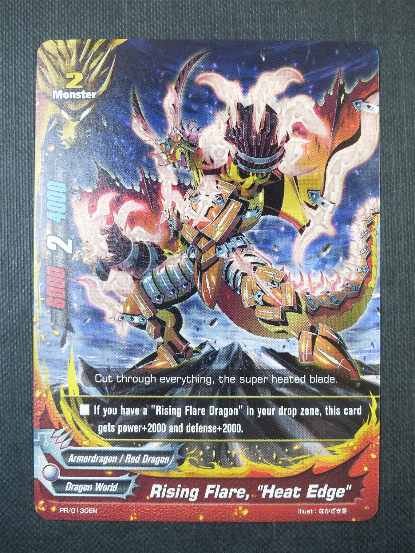 Rising Flare Heat Edge Promo - Buddyfight Card #7Y