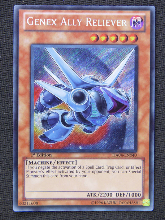 Genex Ally Reliever HA04 - Secret Rare - Yugioh Card #63E