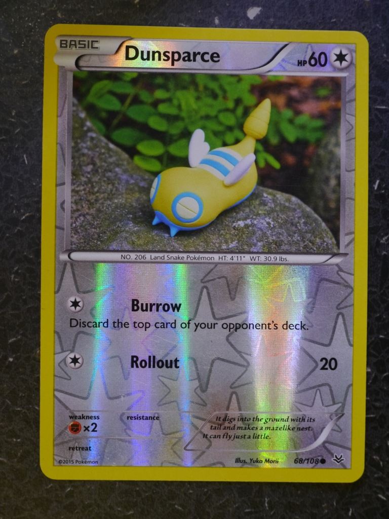 Pokemon Cards: DUNSPARCE 68/108 REVERSE HOLLOW # 5H35