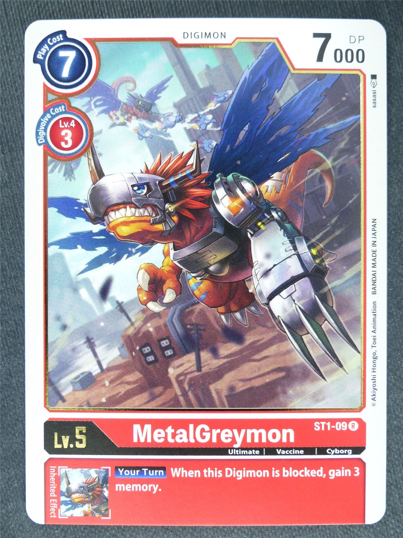 Metalgreymon ST1-09 R - Digimon Cards #K1