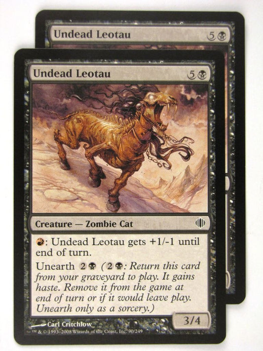 MTG Magic: The Gathering Cards: UNDEAD LEOTAU x2: ALA
