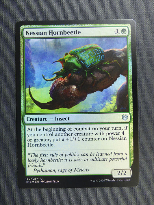 Nessian Hornbeetle Foil - Theros Collector Ed - Mtg Magic Cards #3LG