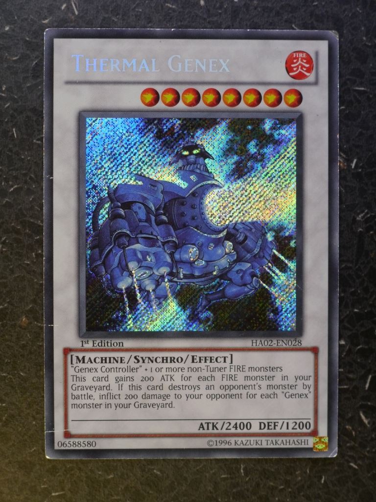 Yugioh Cards: THERMAL GENEX HA02 SECRET RARE # 8F15