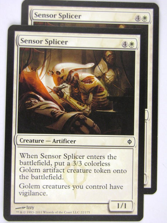 MTG Magic: the Gathering Cards: SENSOR SPLICER x2: NPH