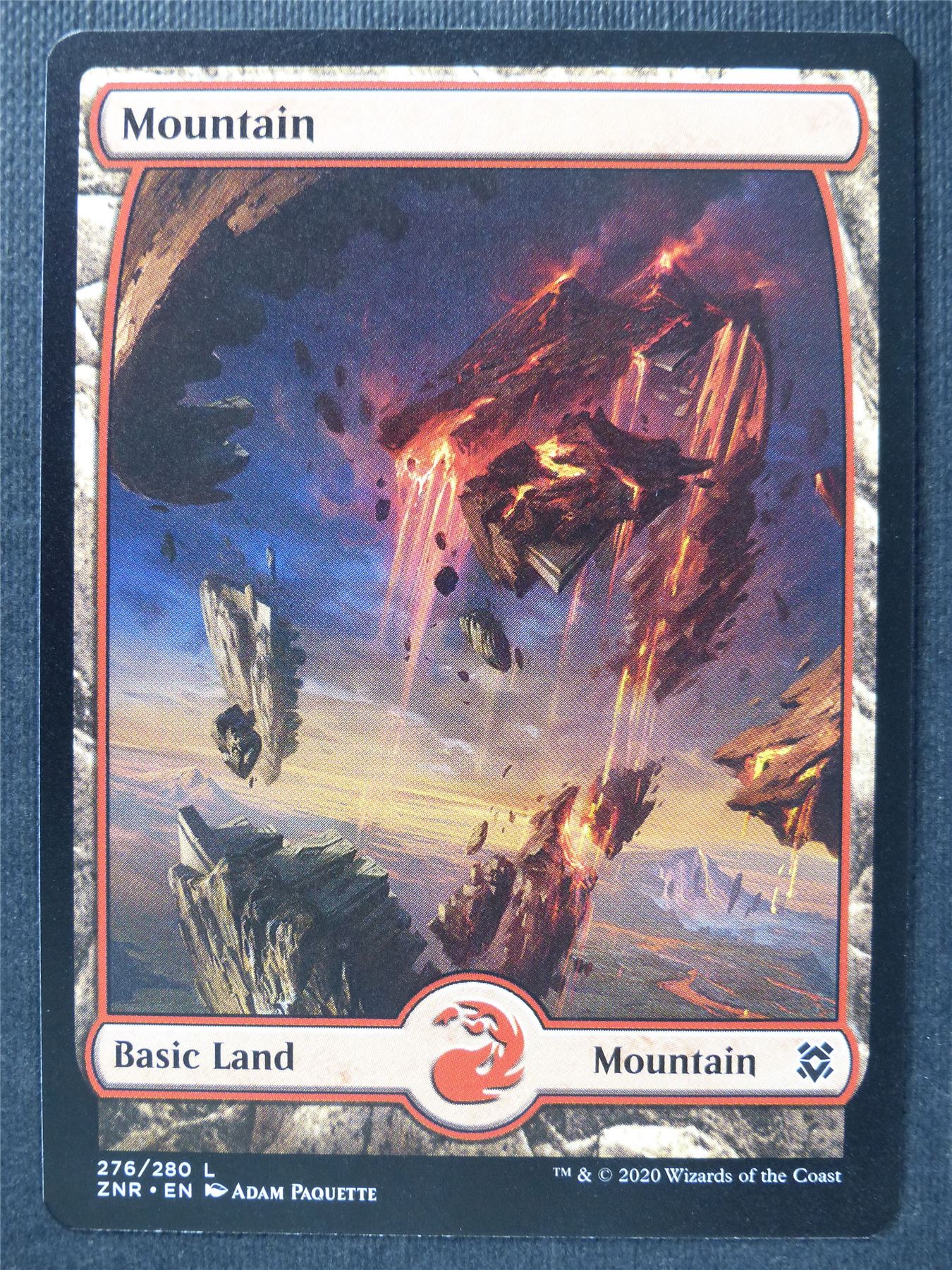 Mountain 276/280 Full Art - Mtg Magic Cards #BN