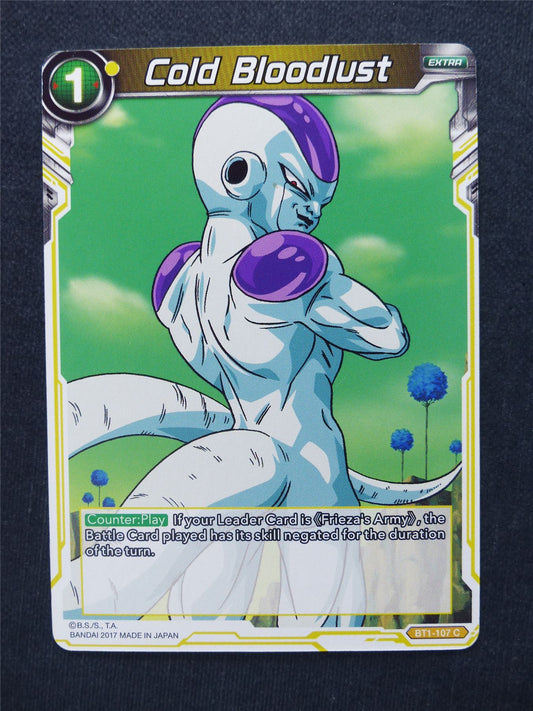 Cold Bloodlust - Dragon Ball Super Cards #EP