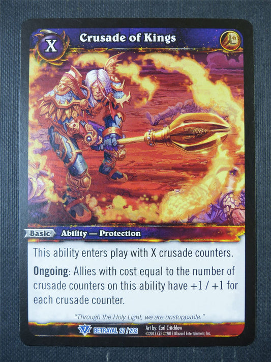 Crusade of Kings 27/202 - WoW Card #1CW