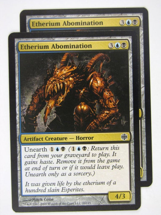 MTG Magic Cards: ETHERIUM ABOMINATION x2 # 20C71