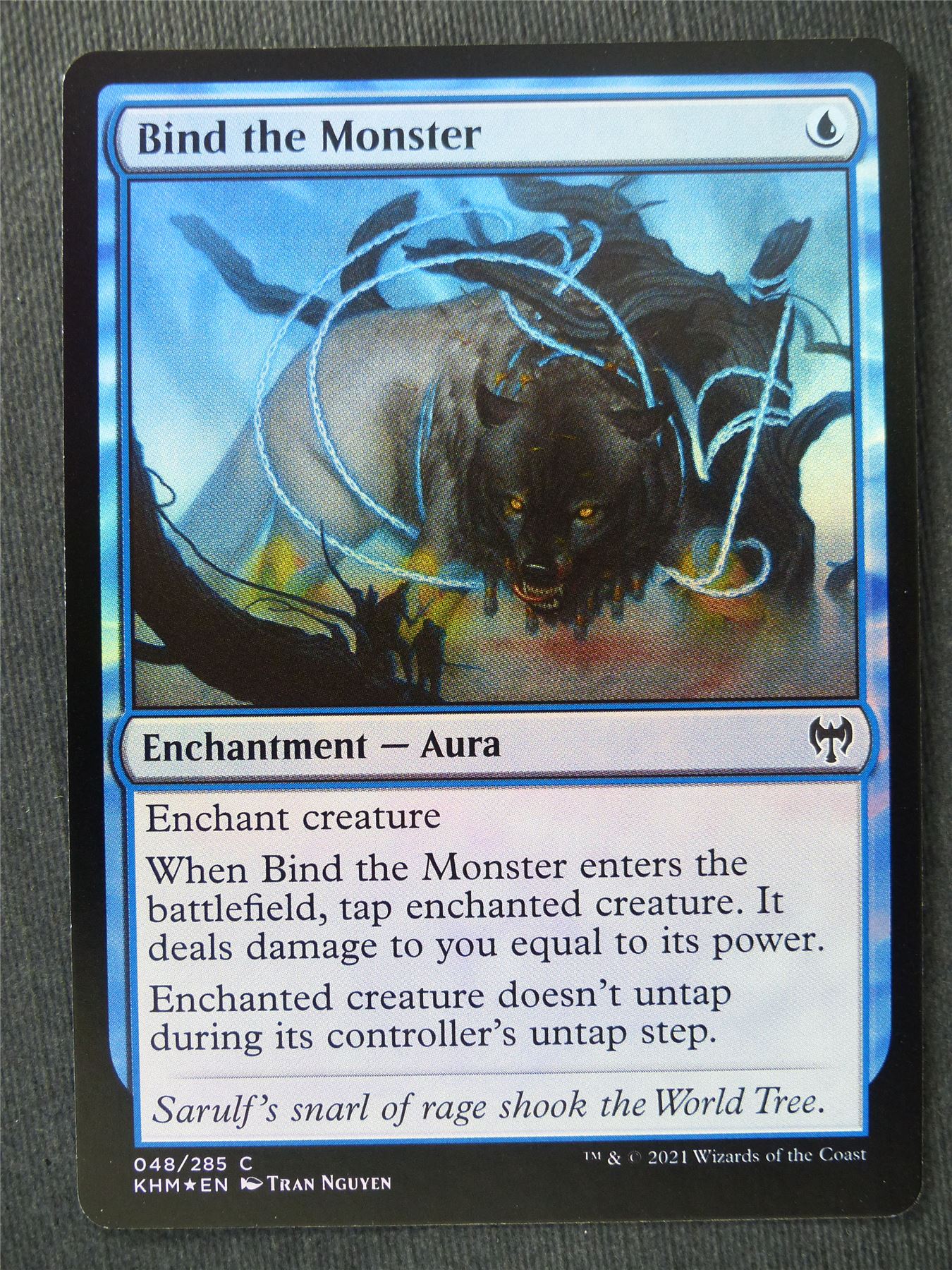 Bind the Monster Foil - Mtg Magic Cards #WN