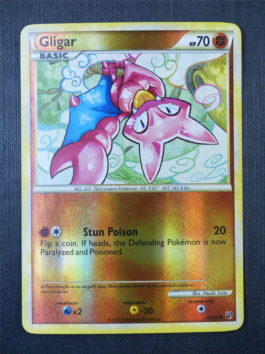 Gligar 49/90 Reverse Holo - Pokemon Card #A1D