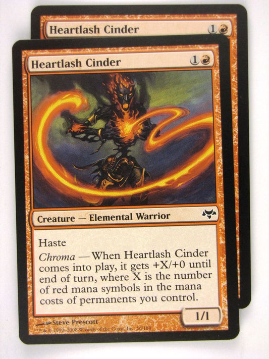 MTG Magic: The Gathering Cards: HEARTLASH CINDER x2: EVE