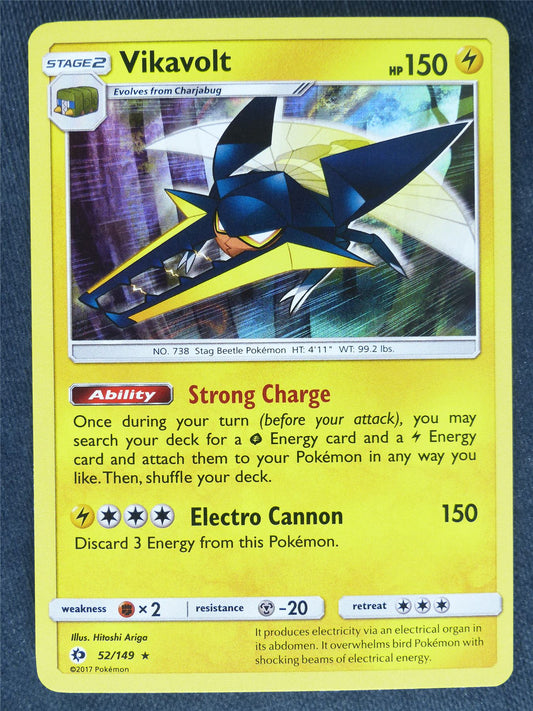 Vikavolt 52/149 Holo - Pokemon Cards #5D