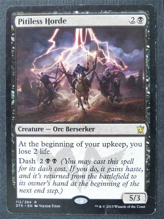 Pitiless horde - Mtg Magic Cards #2P1