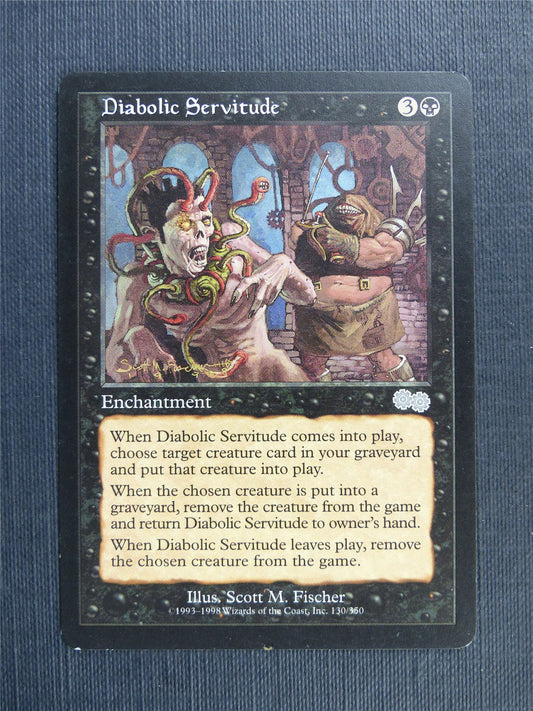Diabolic Servitude - Mtg Magic Cards #3DT