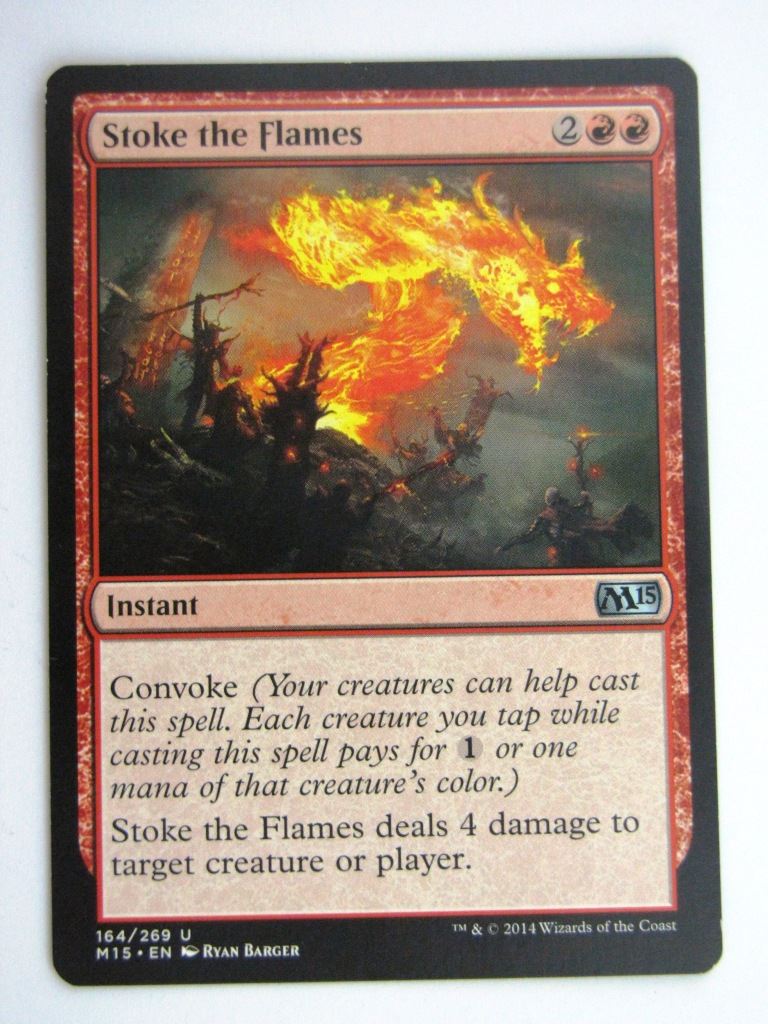 MTG Magic Cards: STOKE THE FLAMES # 36D70