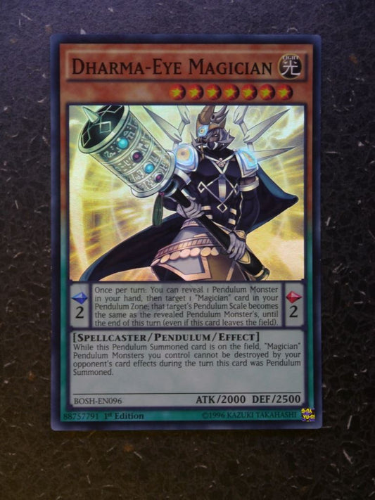 Yugioh Cards: DHARAMA-EYE MAGICIAN BOSH SUPER RARE # I28