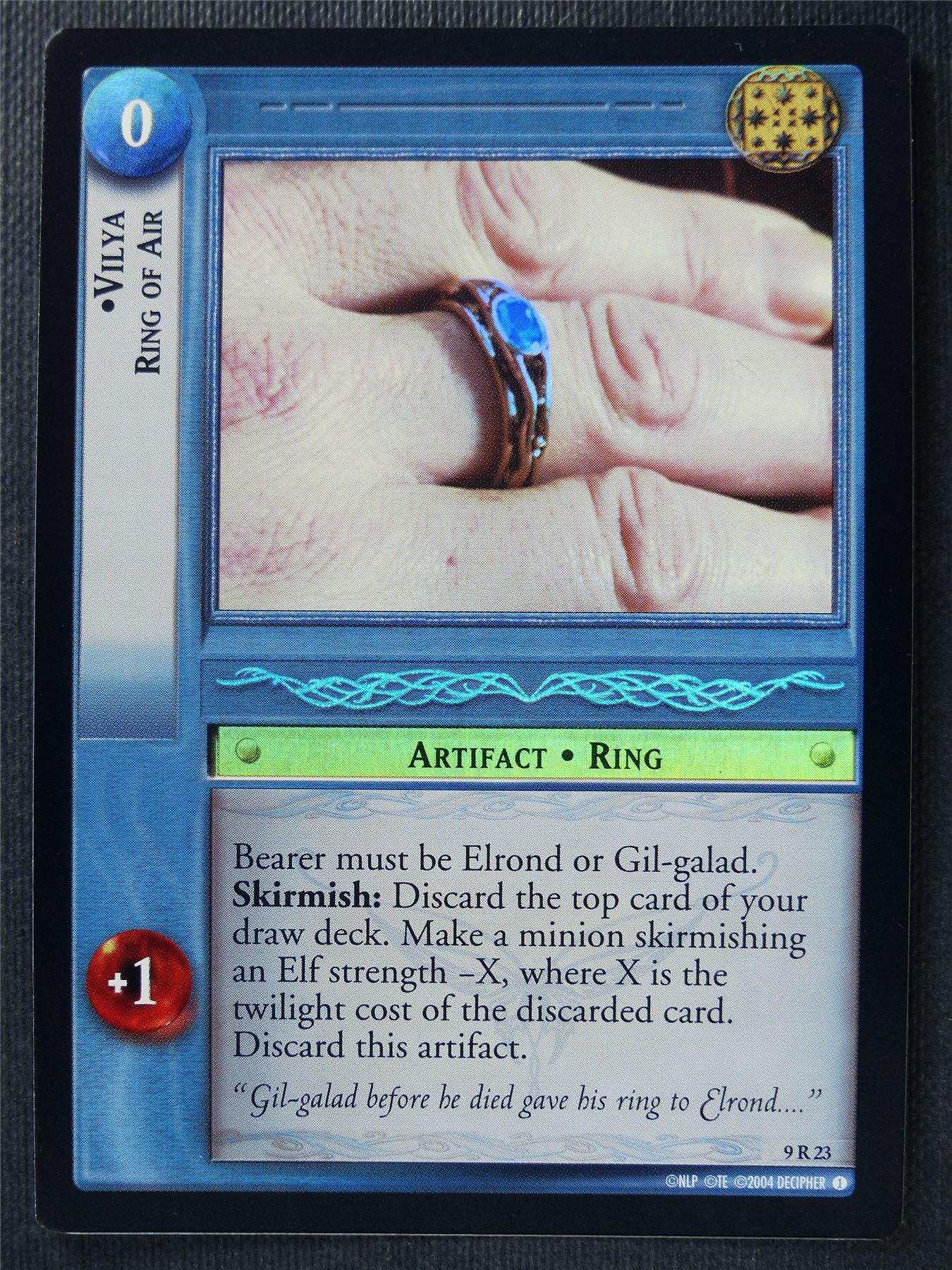 Vilya Ring of Air 9 R 23 Foil - LotR Card #3E5