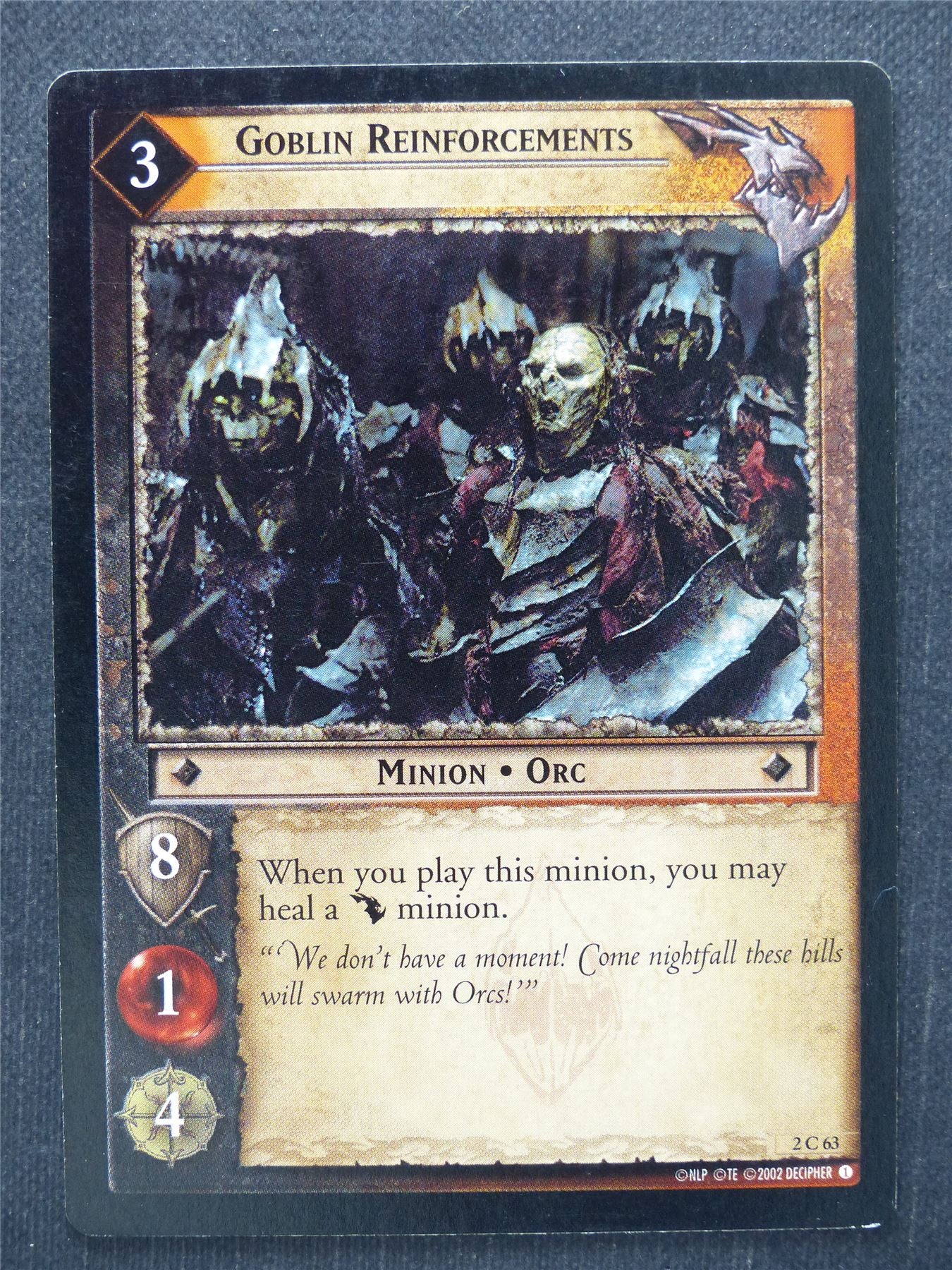 Goblin Reinforcements 2 C 63 - LotR Cards #PO