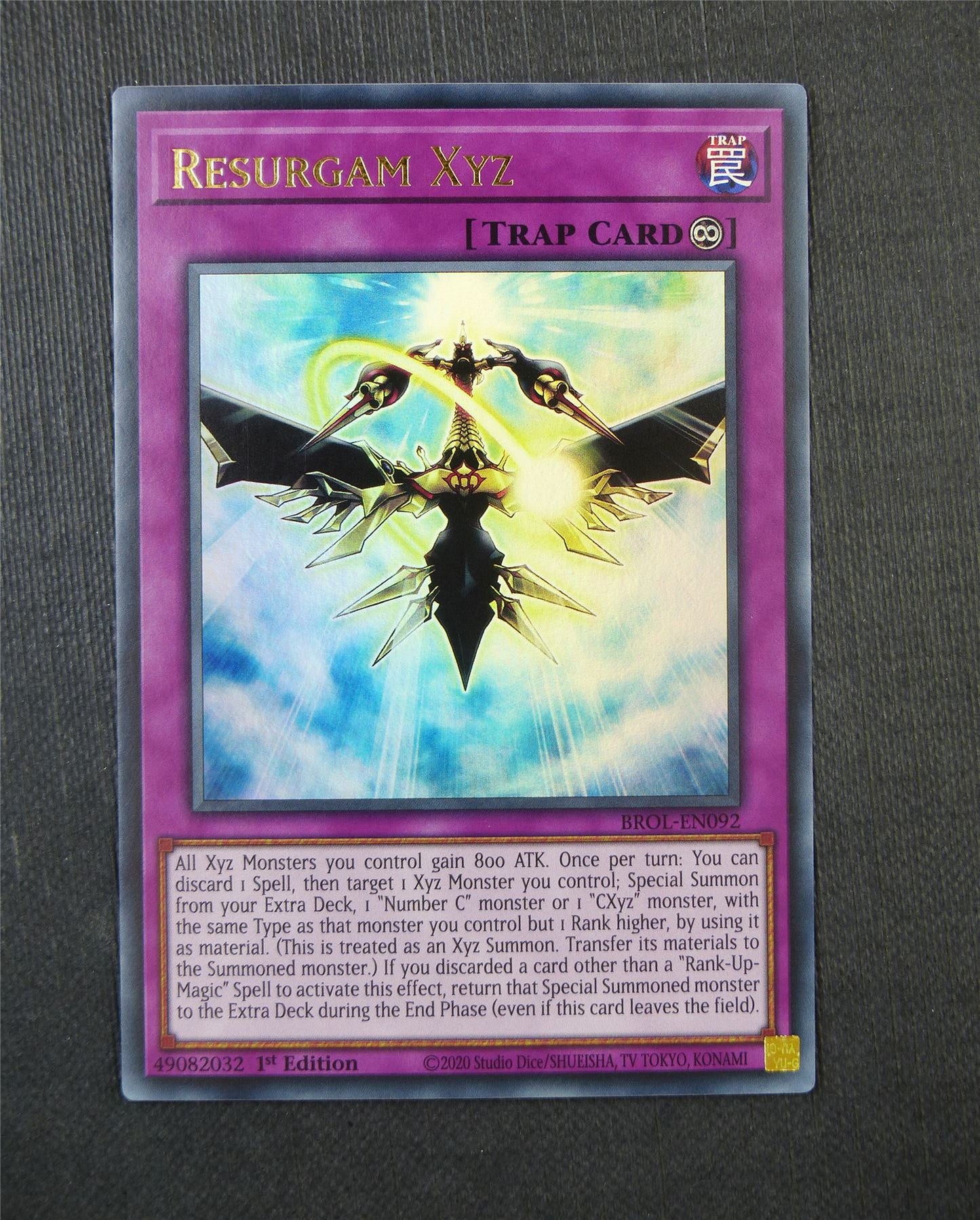 Resurgam Xyz BRL Ultra Rare 1st Ed - Yugioh Card #5F8