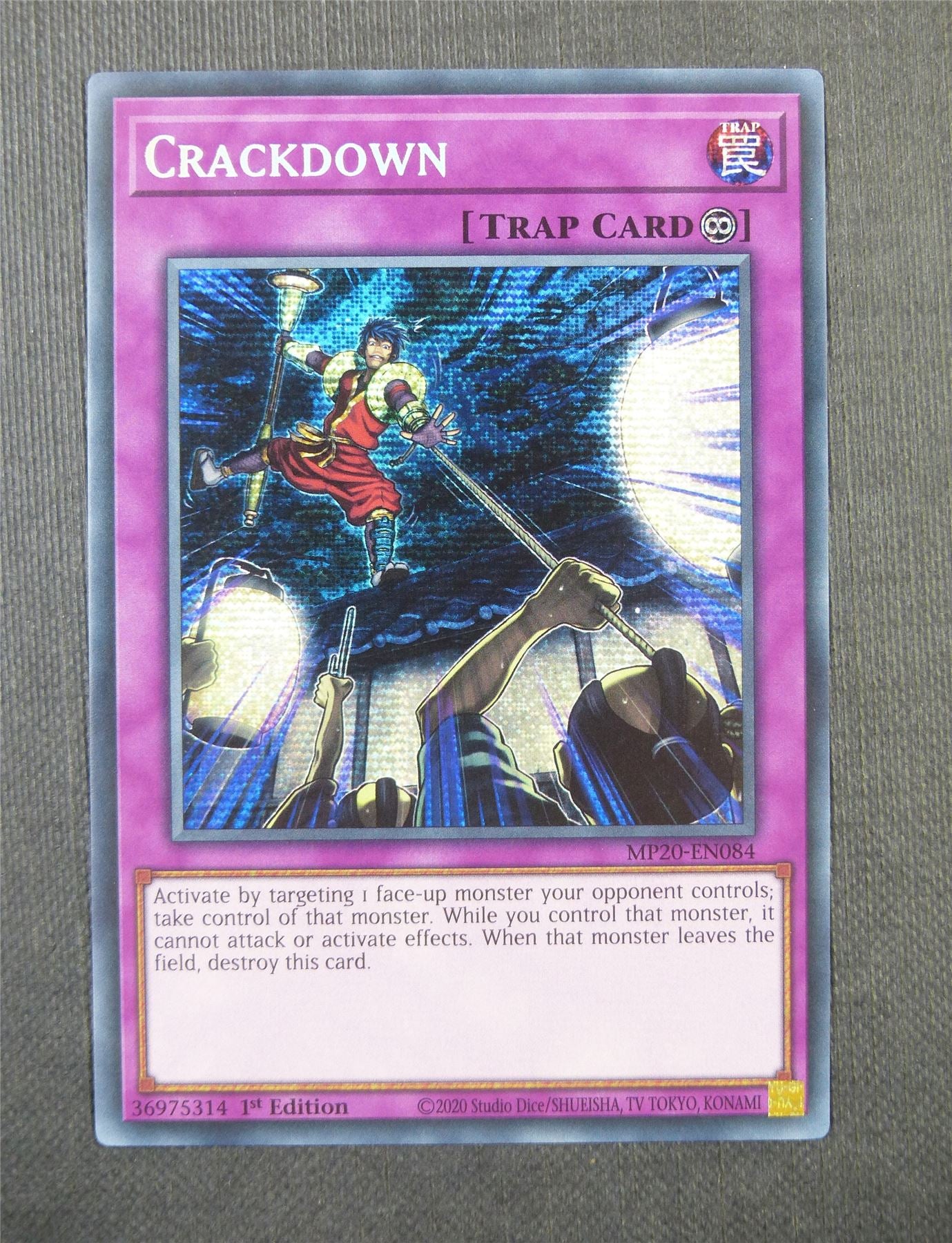 Crackdown MP20 Secret Rare 1st Ed - Yugioh Card #57E