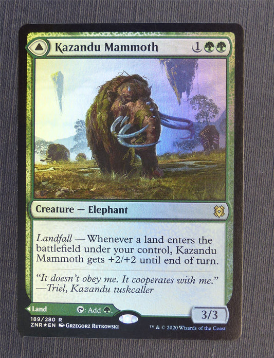 Kazandu Mammoth Foil - Mtg Magic Cards #5BP