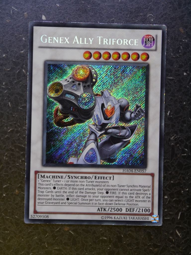 Yugioh Cards: GENEX ALLY TRIFORCE HA04 SECRET RARE # I57