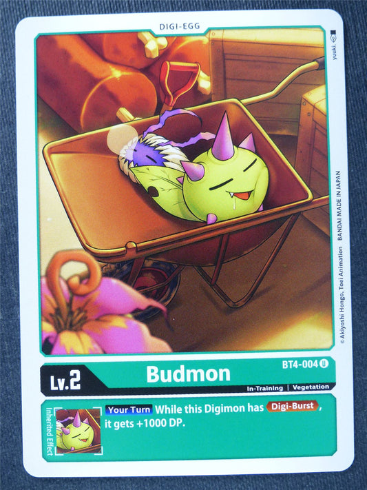 Budmon BT4-004 U - Digimon Cards #ZF