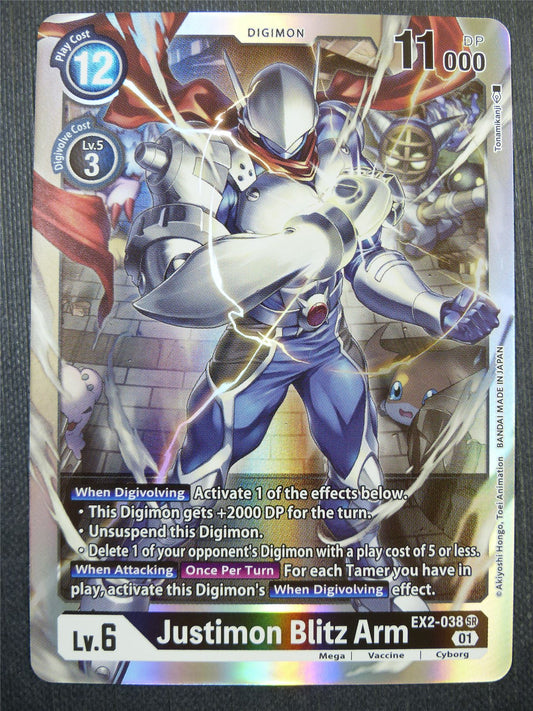 Justimon Blitz Arm EX2 - Digital Hazard - Digimon Card #4J8