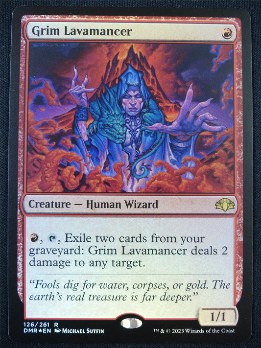 Grim Lavamancer Foil - Mtg Card #2UK