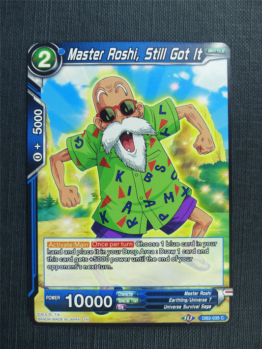 Master Roshi Still Got It - DB2 Dragon Ball Super Card