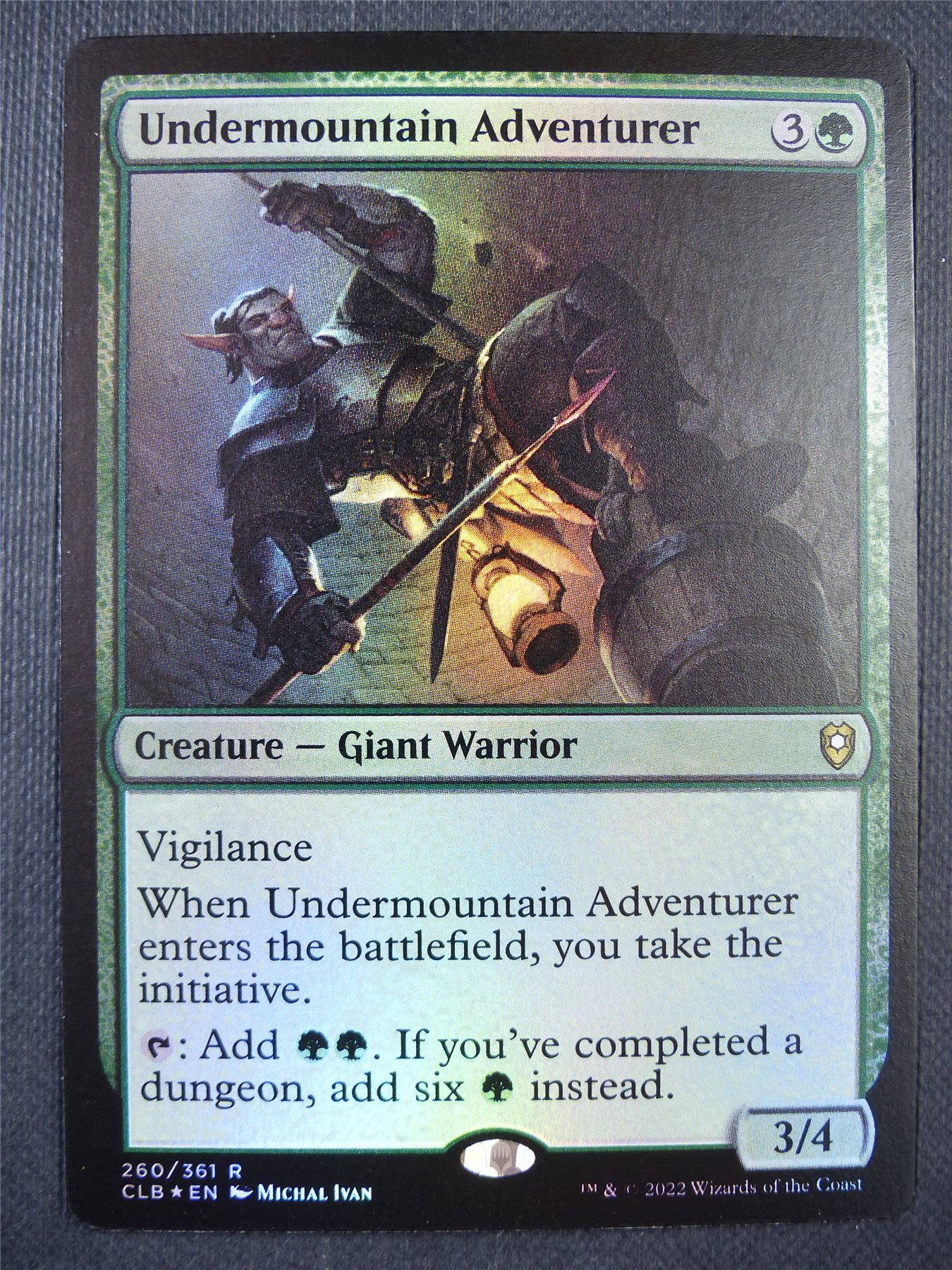 Undermountain Adventuer Foil - Mtg Card #6O4