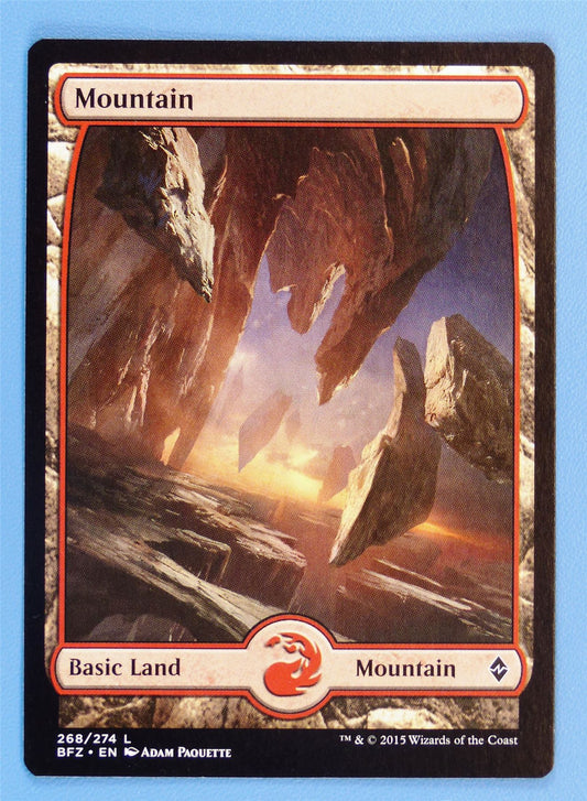 Mountain - Full Art - Mtg Card # 2I23