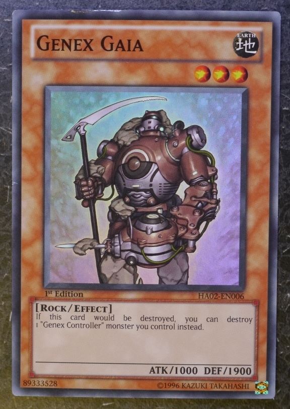 Yugioh Cards: GENEX GAIA HA02 SUPER RARE # 2I25