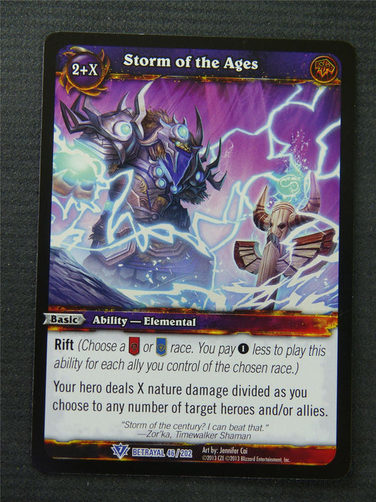 Storm Of The Ages - Rare - World Of Warcraft #1NY