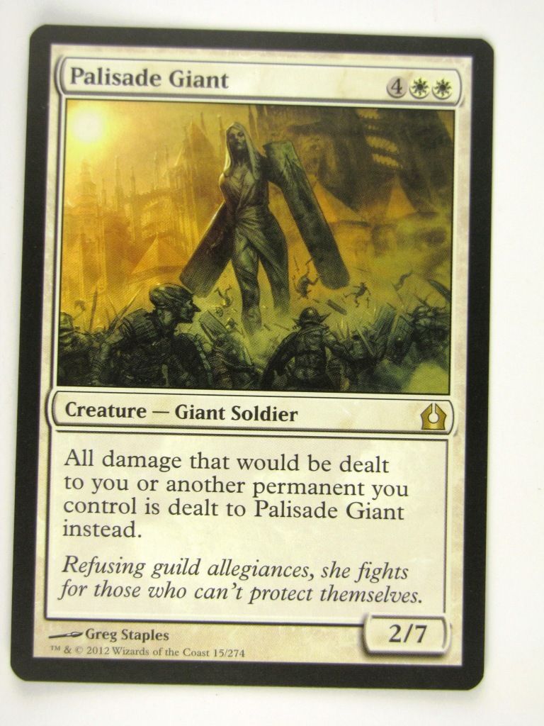 MTG played Cards: PALISADE GIANT # 13D82