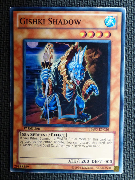 Gishki Shadow - HA05 - Super Rare - Yugioh Card # 1I9