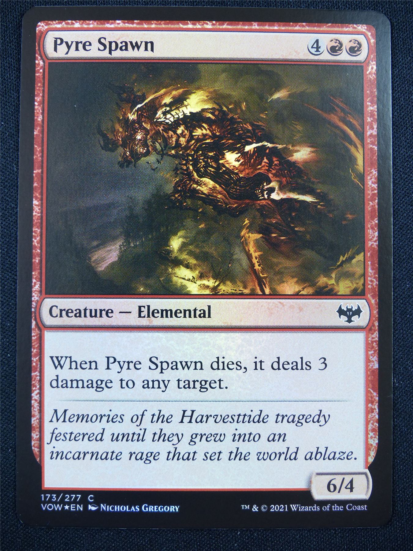 Pyre Spawn Foil - Mtg Card #1KL