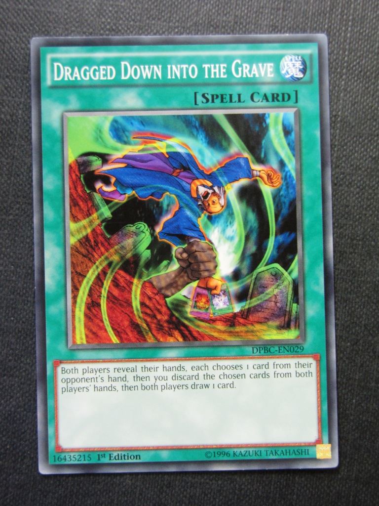 Dragged Down Into The Grave DPBC - 1st ed - Yugioh Cards # 3H86