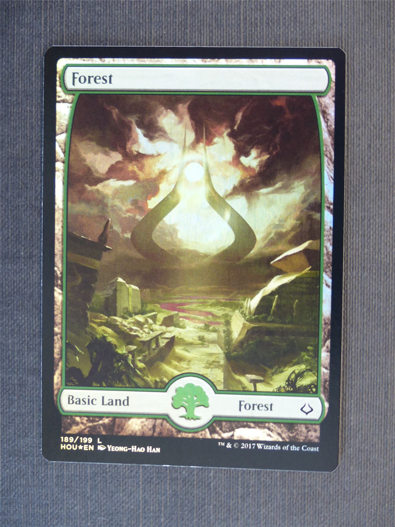 Forest Full Art Promo Foil - Mtg Magic Cards #4TD