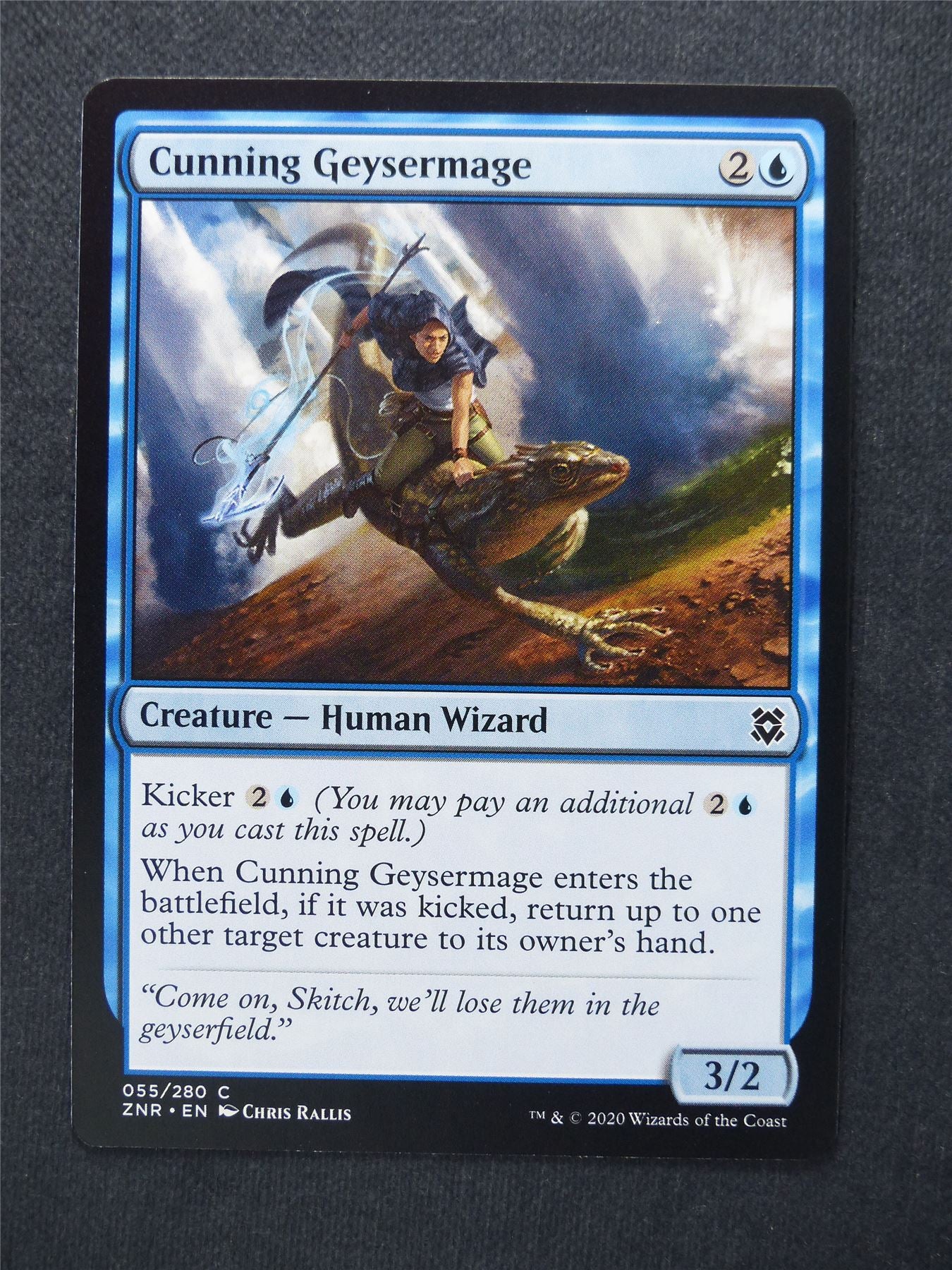 Cunning Geysermage - Mtg Magic Cards #U7
