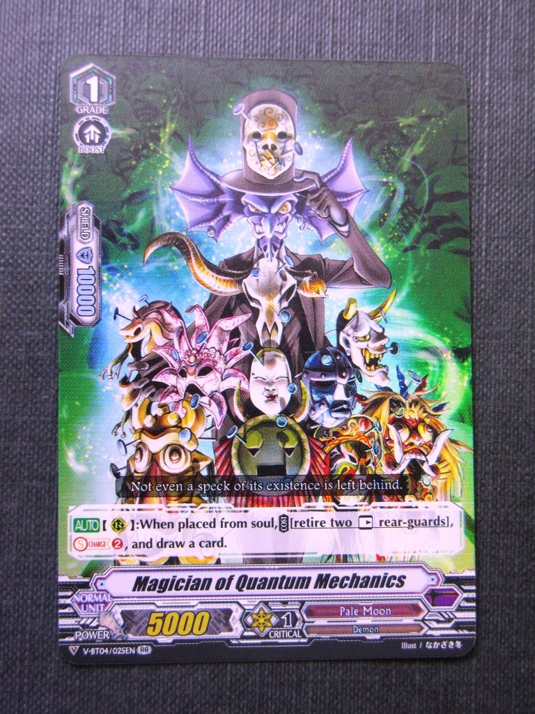 Magician of Quantum Mechanics V-BT04 RR - Vangaurd Cards # 6F32