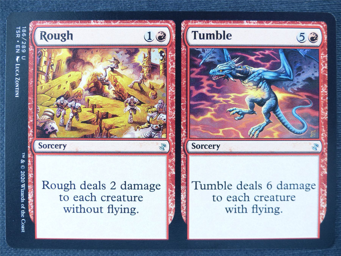 Rough Tumble - Remastered - Mtg Magic Cards #SS