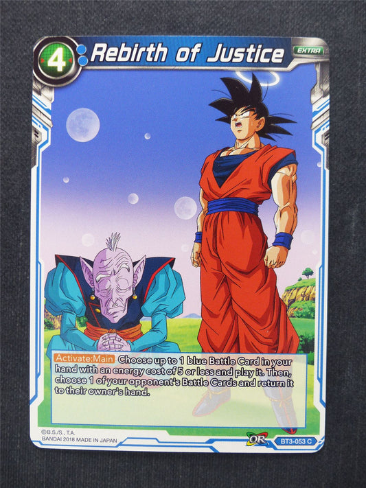 Rebirth of Justice - Dragon Ball Super Cards #F8