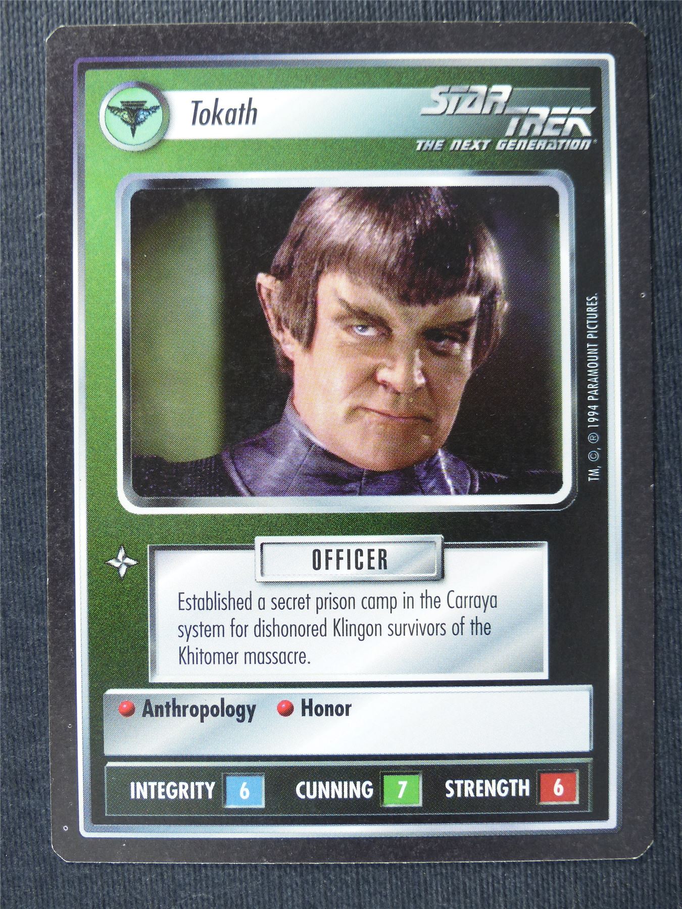 Tokath - NG - Star Trek Cards #SR