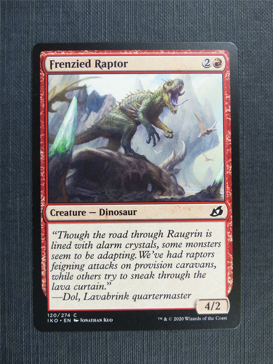 Frenzied Raptor - IKO Mtg Card