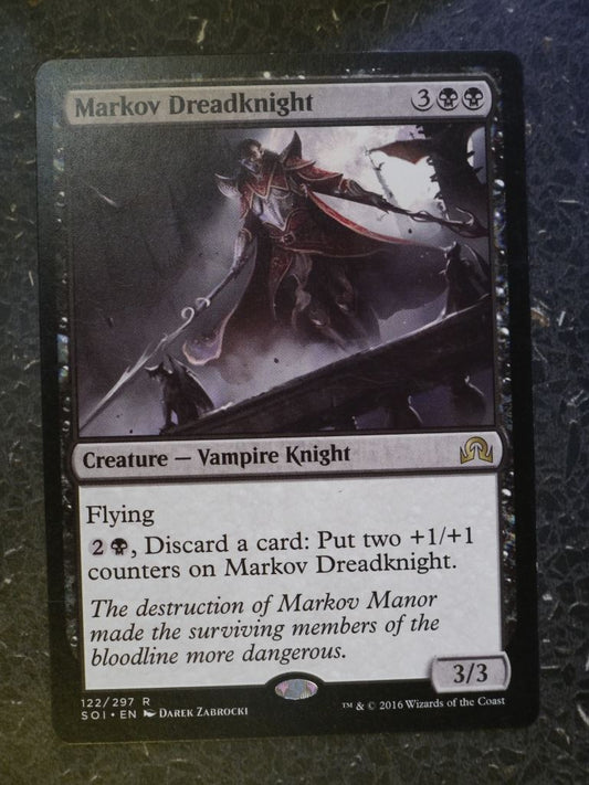 MTG Magic Cards: MARKOV DREADKNIGHT # 7A1