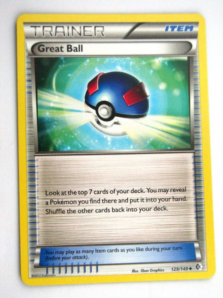 Pokemon Cards: GREAT BALL 129/149 # A76