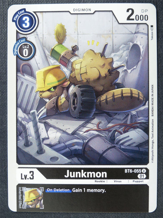 Junkmon BT6-055 U - Digimon Card #4J8